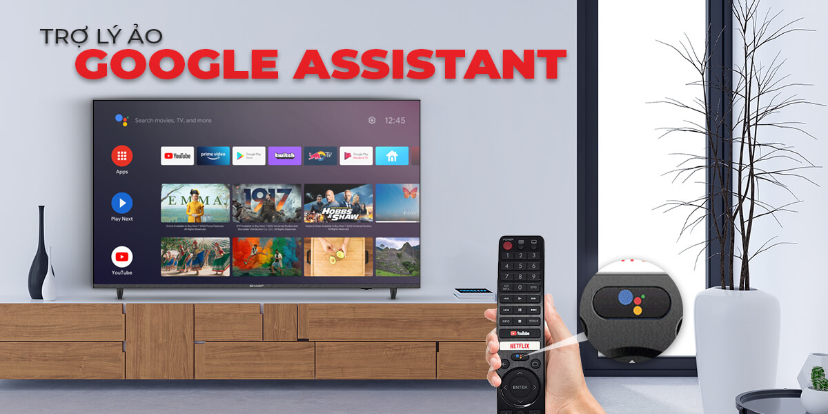 Android Tivi Sharp 4T-C50EK2X Smart 50 inch