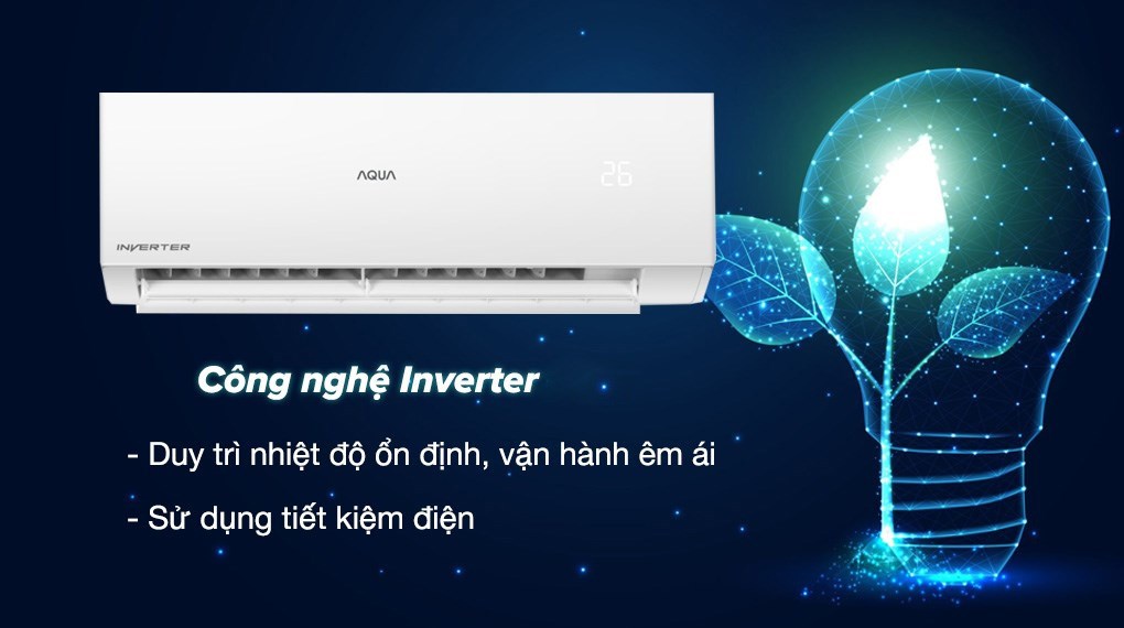 Điều hòa Aqua 1 chiều Inverter 18000BTU RV18QEN/U