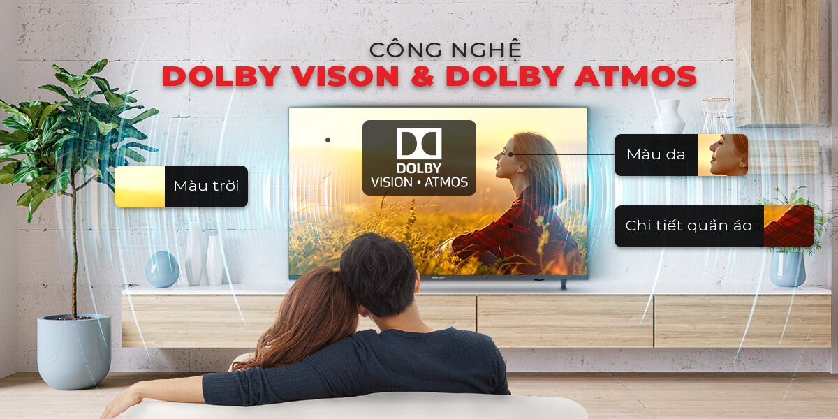 Android Tivi Sharp 4T-C50EK2X Smart 50 inch
