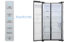 Tủ lạnh SBS Samsung Inverter 635 lít RS64R53012C/SV