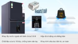 Tủ lạnh Toshiba Inverter 311 lít GR-RT395WE-PMV(06)-MG