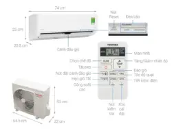 Máy lạnh Toshiba Inverter 1 Hp RAS-H10L3KCVG-V