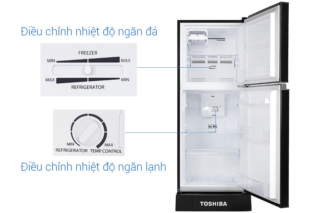 Tủ Lạnh Toshiba Inverter 194 Lít GR-A25VM(UKG1) 2 Cánh Tủ Lạnh Toshiba Inverter 194 Lít GR-A25VM(UKG1) 2 Cánh