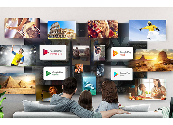 Android Tivi 4K TCL 55 Inch 55P618