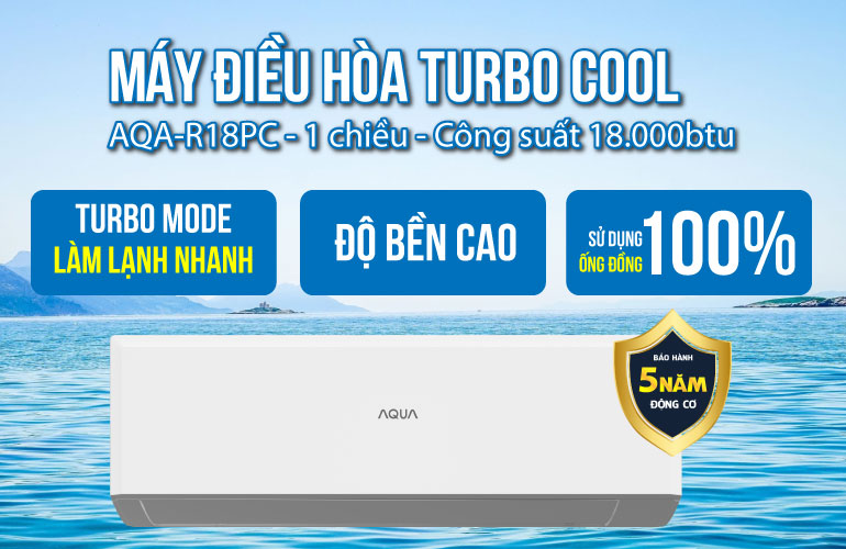 Điều hòa Aqua 18000BTU 1 chiều R18PCN/U