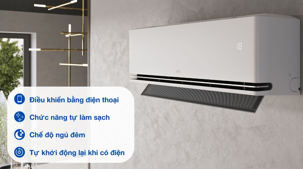 Điều hòa LG 1 chiều Inverter IEC09G1