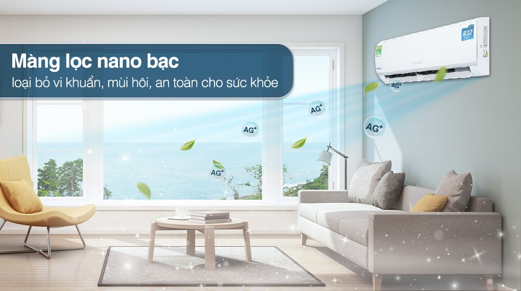 Điều hòa Funiki HIC09TMU.ST3 Gas R32 (inverter). (ghi chú: kích hoạt bằng seri nóng + lạnh)