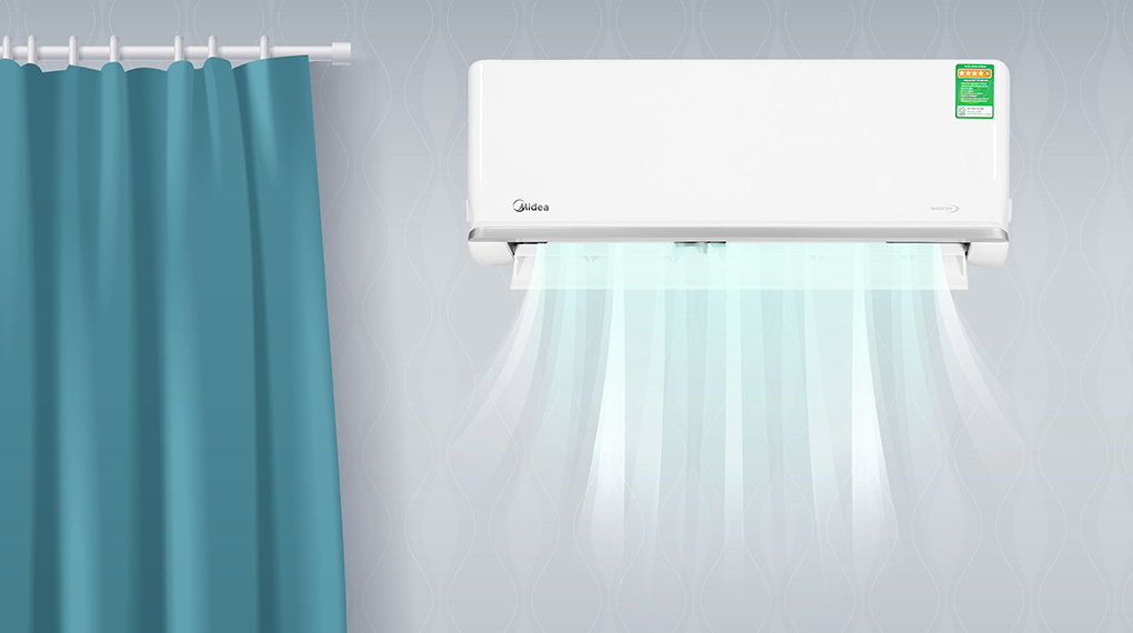 Điều hòa Midea 1 chiều Inverter 13CRFN8
