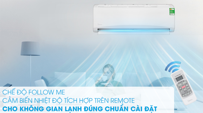 Điều hòa Midea 1 chiều thường MSAFII-10CRN8