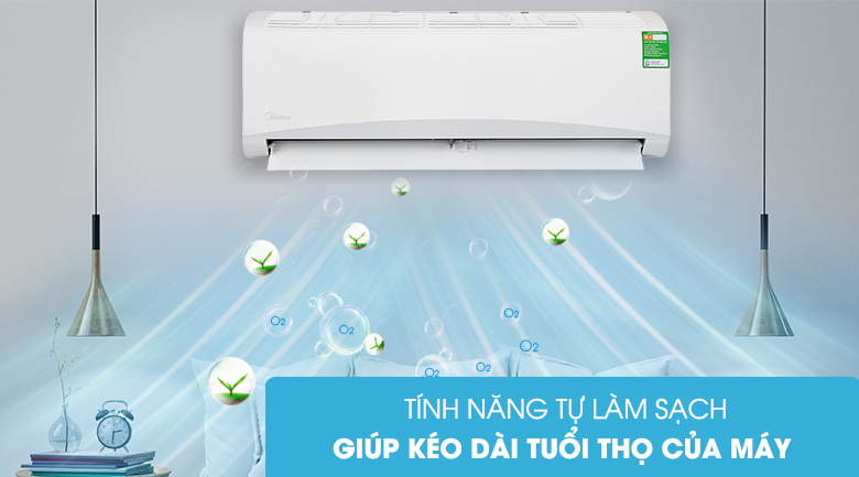 Điều hòa Midea 1 chiều thường MSAFII-10CRN8