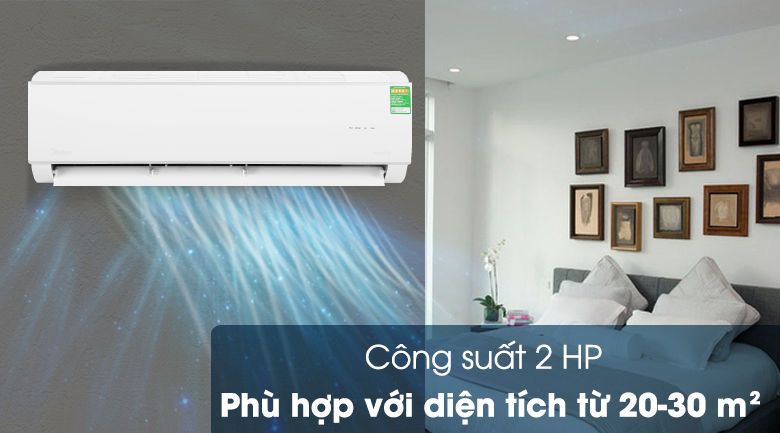 Điều hòa Midea 1 chiều thường MSAFII-18CRN8