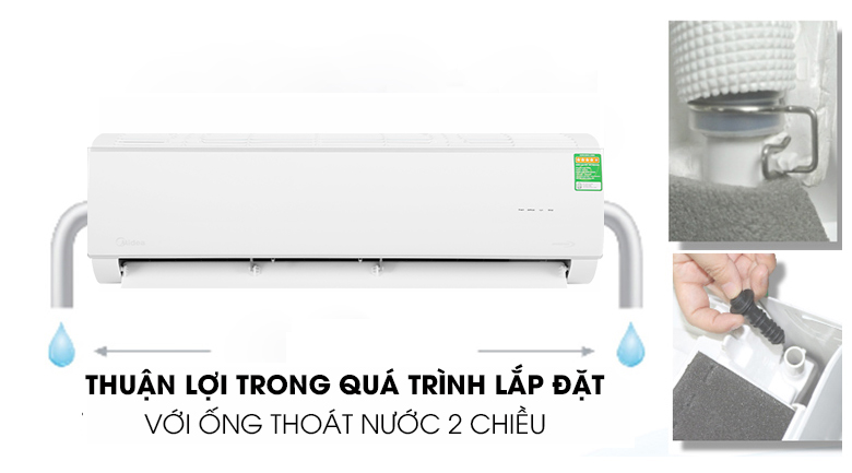Điều hòa Midea 1 chiều thường MSAFII-18CRN8