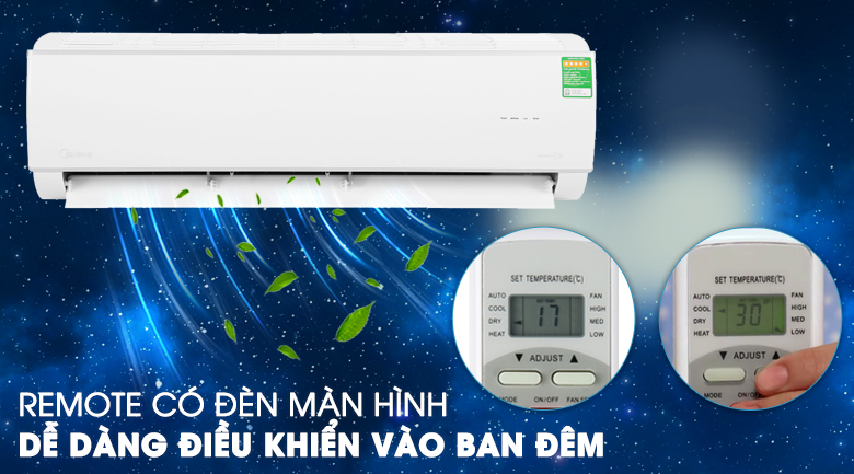 Điều hòa Midea 1 chiều thường MSAFII-18CRN8